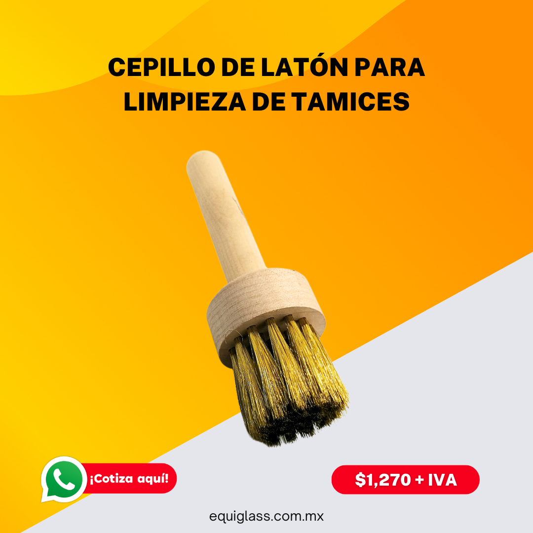 Cepillo de latón para limpieza de Tamices Cepillo de latón Tamizado y