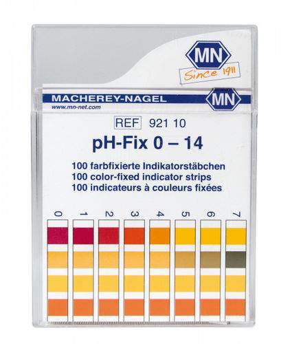Oderra Tiras de pH - 240 piezas Tiras reactivas de valor de pH, rango de  medición 1