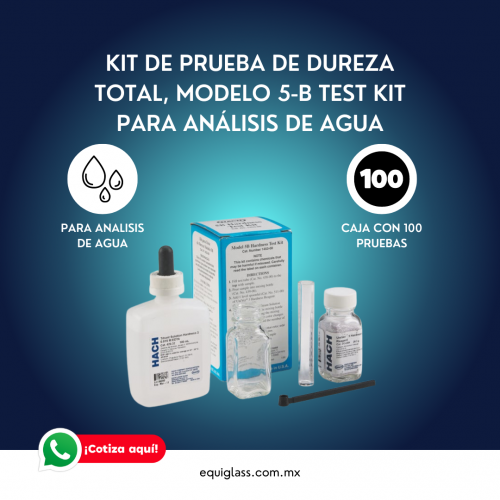 Kit de prueba de dureza total, modelo 5-B