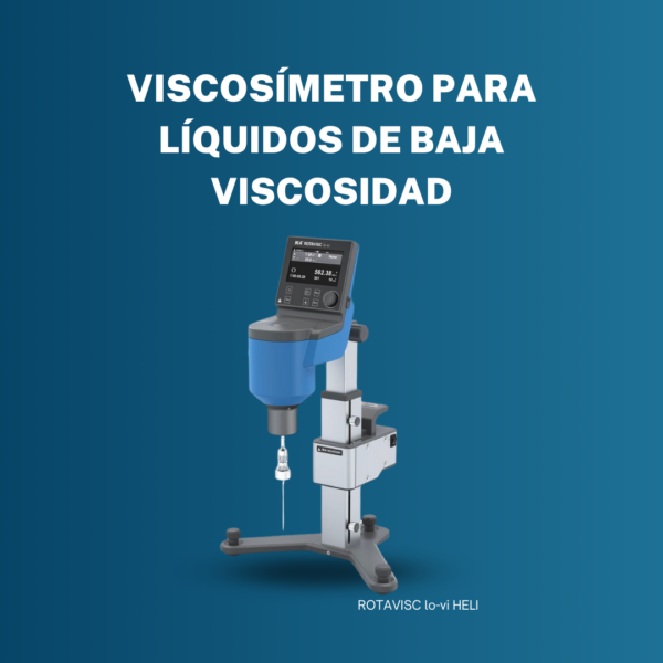 Viscosímetro digital ROTAVISC me-vi HELI Complete