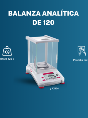 Balanza analítica de 120 g