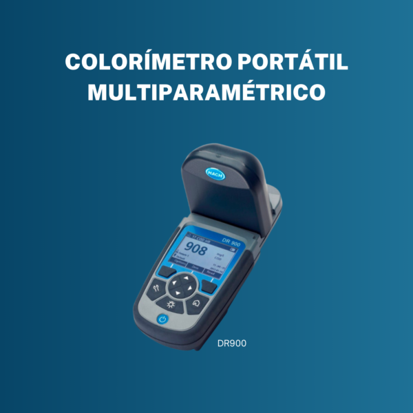 Colorímetro portátil multiparamétrico