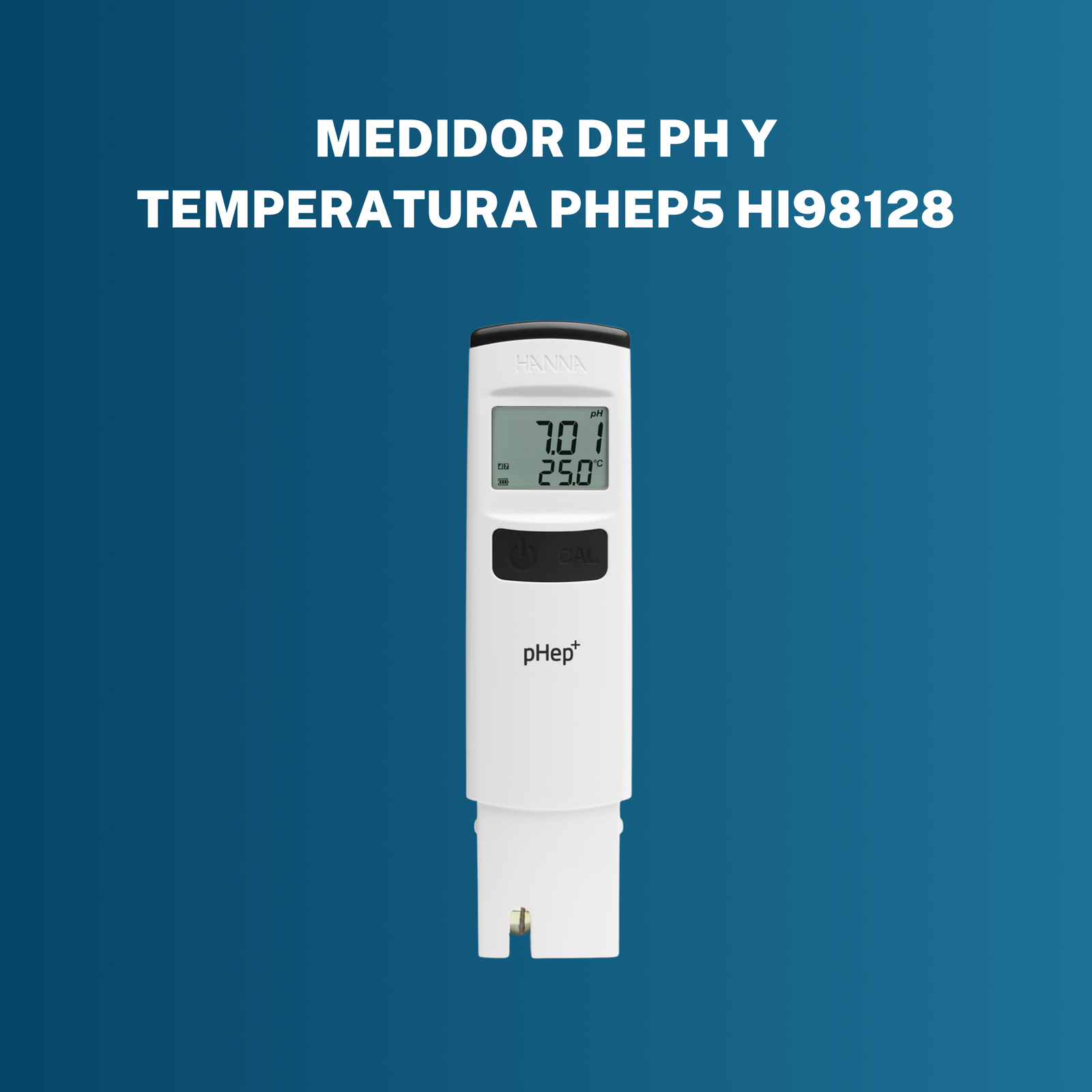 Medidor de pH y Temperatura pHep5 HI98128