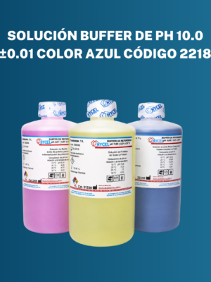 Solución Buffer de pH 10.0 ±0.01 Color Azul Código 2218