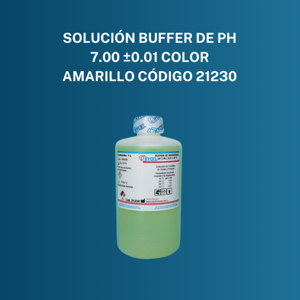 189 Solución Buffer de pH 7.00 ±0.01 Color Amarillo Código 21230