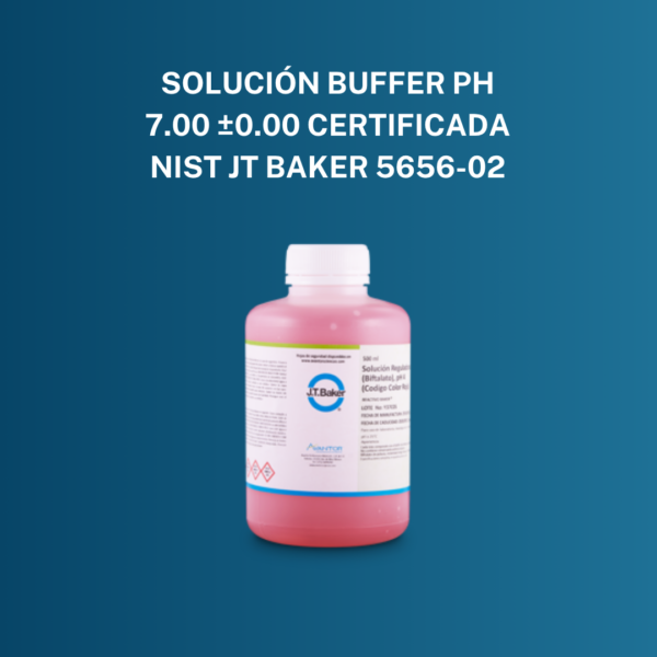 Solución Buffer pH 7.00 ±0.00 Certificada NIST JT Baker 5656-02