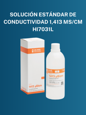 Solución Estándar de Conductividad 1,413 µS/cm HI7031L