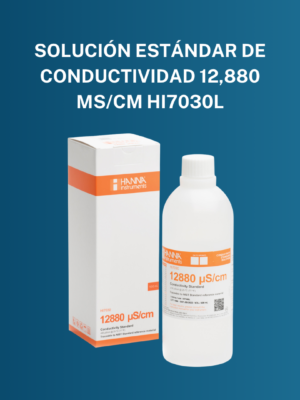 Solución Estándar de Conductividad 12,880 µS/cm HI7030L