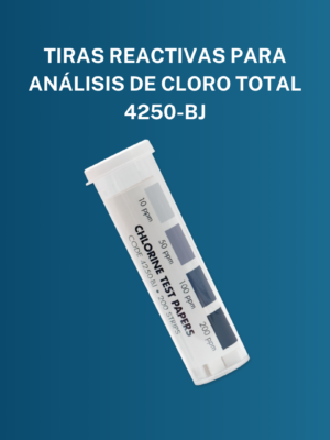 Tiras Reactivas para Análisis de Cloro Total 4250-BJ