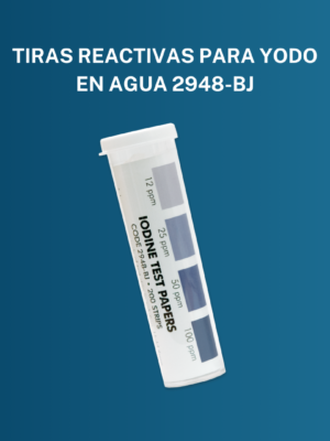 Tiras Reactivas para Yodo en Agua 2948-BJ