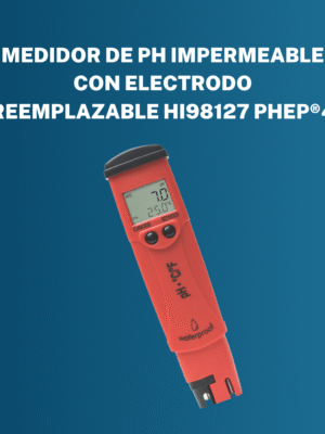 Medidor de pH Impermeable con Electrodo Reemplazable HI98127 pHep®4